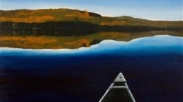 Canoe Reflections by Mary Ann Varley