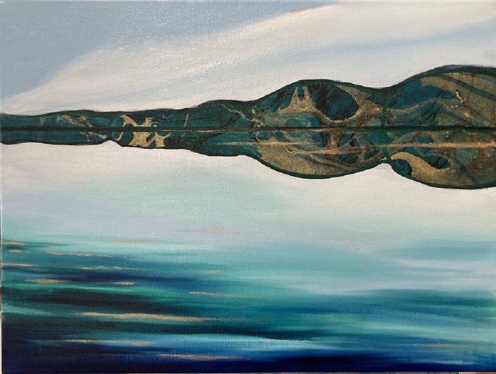 Calm Phthalo Reflections